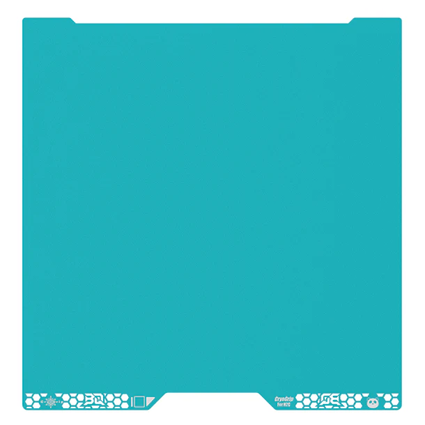BIQU CryoGrip Pro build plate, 330x320mm, Glacier Blue