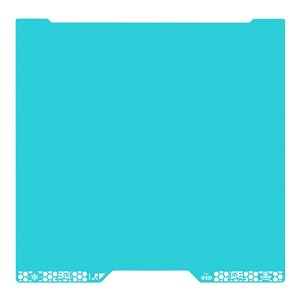 BIQU CryoGrip Pro build plate, 350x325mm, Glacier Blue