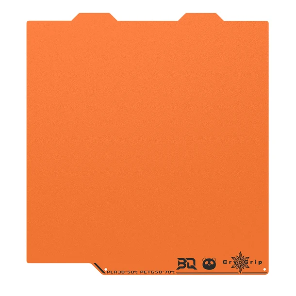 BIQU CryoGrip Pro build plate, 180x180mm, Frostbite Matte Orange