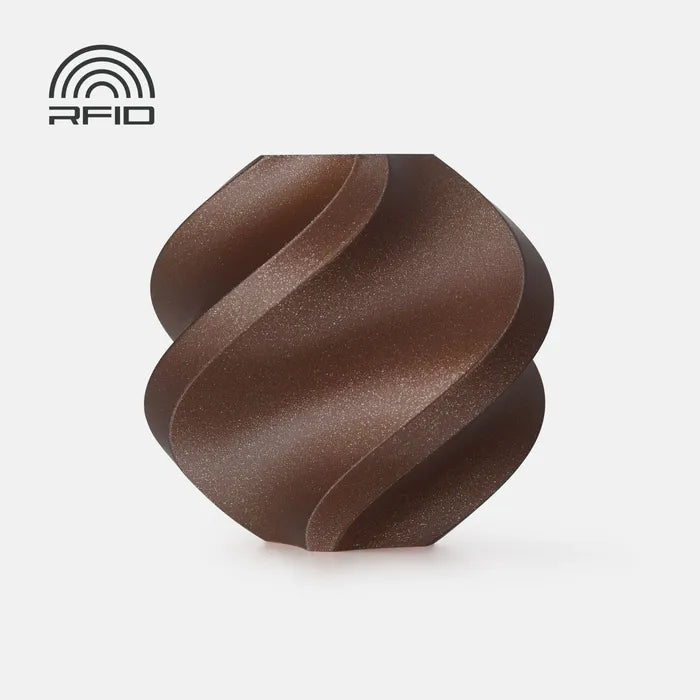 Bambu Lab PLA Galaxy filament - Brown