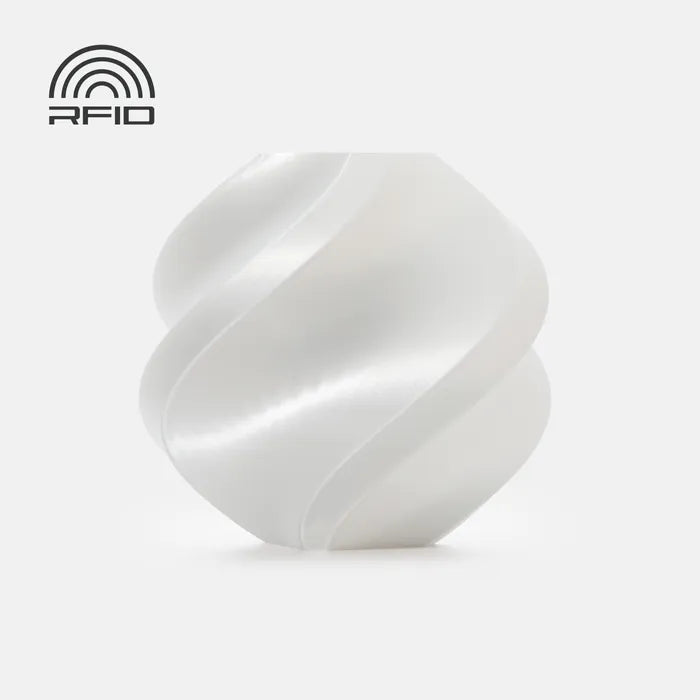 Bambu Lab PLA Silk+ - White (13110)