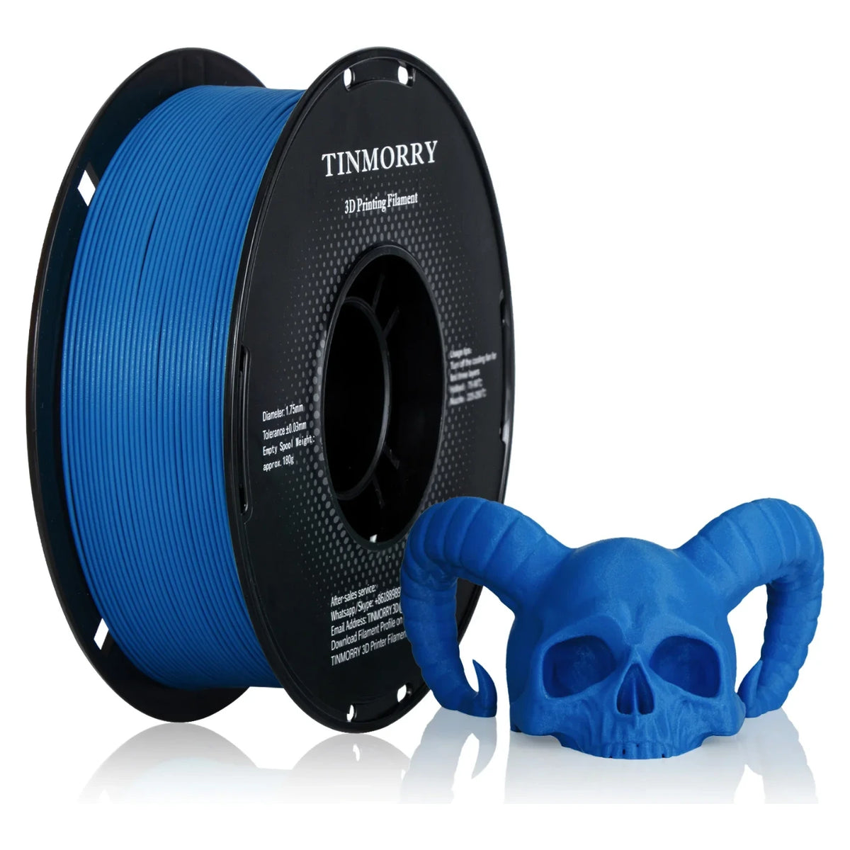 Tinmorry PETG-GF Frosted Blue 1 kg spool
